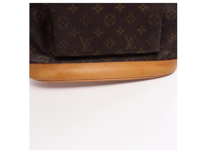 Zaino Louis Vuitton Montsouris GM Marrone Monogramma - vista 10