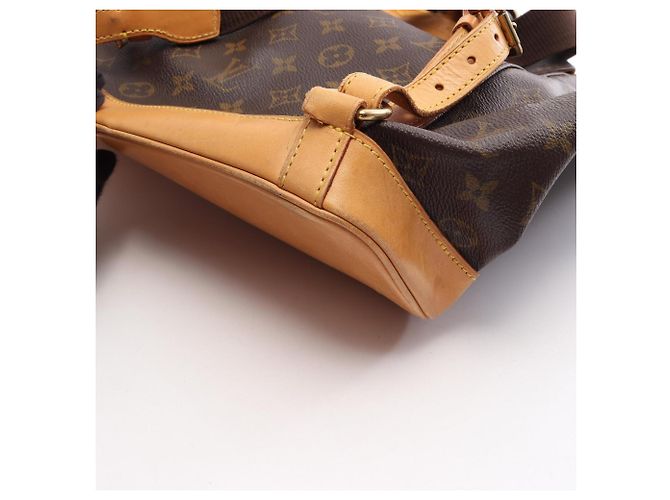 Zaino Louis Vuitton Montsouris GM Marrone Monogramma - vista 11