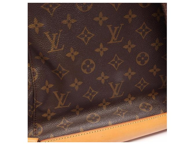 Zaino Louis Vuitton Montsouris GM Marrone Monogramma - vista 13