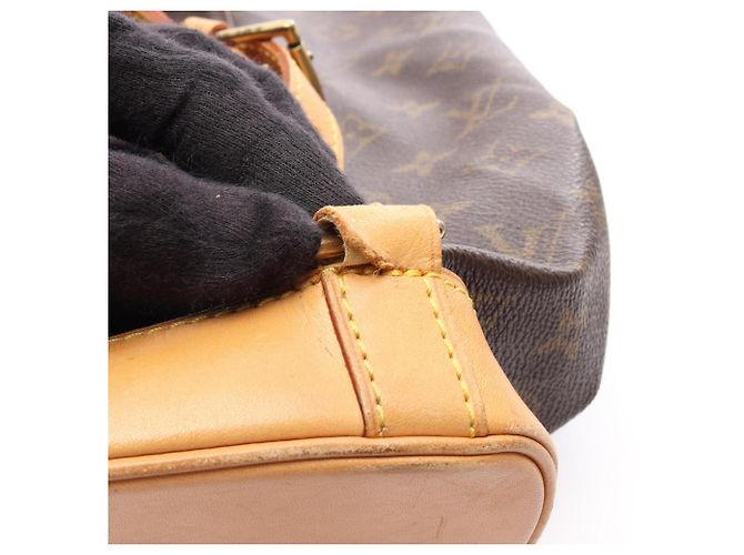 Zaino Louis Vuitton Montsouris GM Marrone Monogramma - vista 6