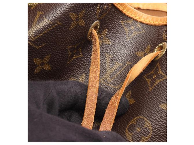 Zaino Louis Vuitton Montsouris GM Marrone Monogramma - vista 8