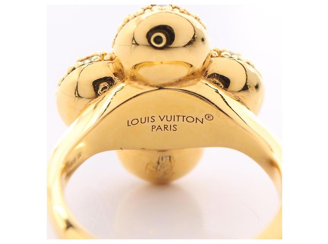 Anello Rotondo Louisa Louis Vuitton Rosa D'oro - vista 4