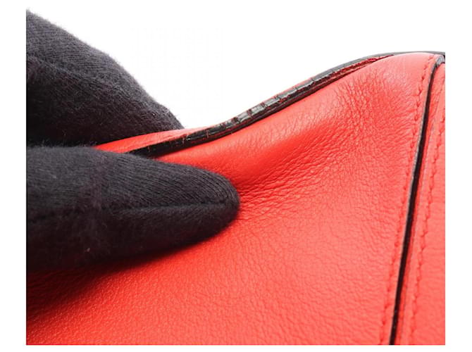 Borsa Puzzle Loewe Piccola Rosso - vista 10
