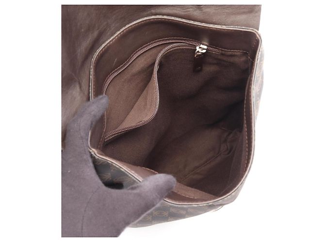 Borsa a tracolla Loewe Anagram Marrone Nero - vista 3