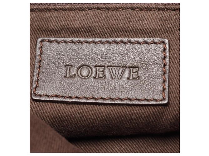 Borsa a tracolla Loewe Anagram Marrone Nero - vista 4