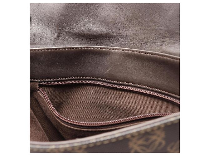 Borsa a tracolla Loewe Anagram Marrone Nero - vista 5