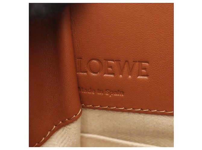 Bolso Loewe Hammock con cordón Mini Castaño - vista 4
