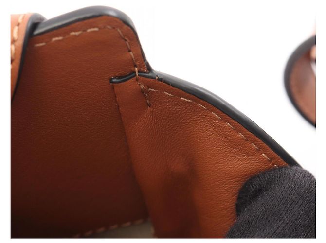 Bolso Loewe Hammock con cordón Mini Castaño - vista 6