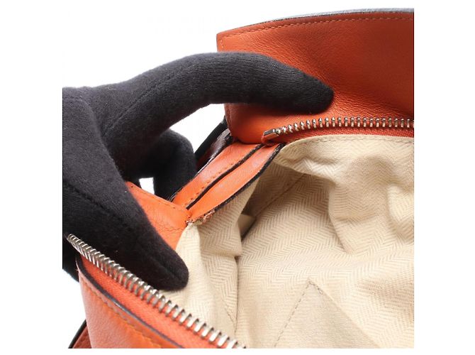 Borsa Loewe Puzzle Media 2-Way Arancione - vista 5