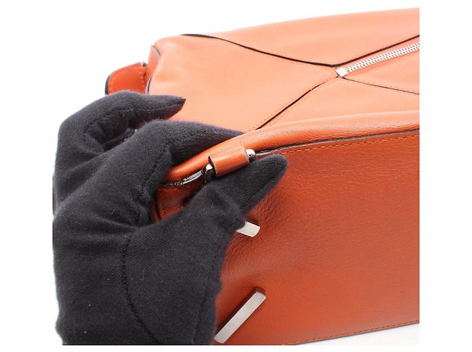 Borsa Loewe Puzzle Media 2-Way Arancione - vista 6