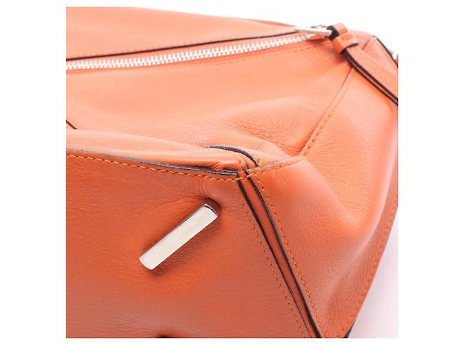 Borsa Loewe Puzzle Media 2-Way Arancione - vista 7
