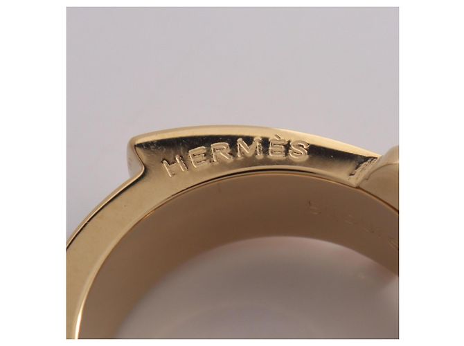 Ring Anello per sciarpa Hermès Bijou Terrie Fantaisie D'oro - vista 3