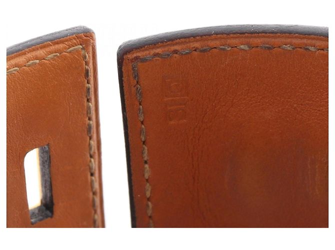 Hermès Hermes Collier de Chien Bangle Negro Dorado - vista 5