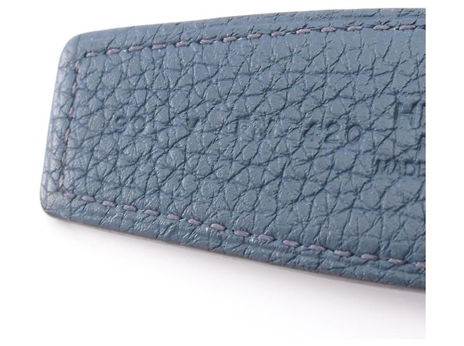Hermès Hermes Constance Reversible H-Belt Black Navy blue - view 5