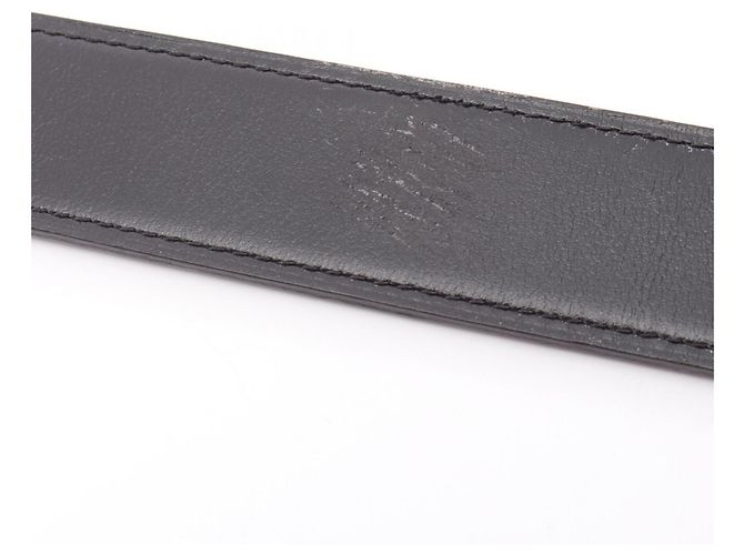 Hermès Hermes Constance Reversible H-Belt Black Navy blue - view 7
