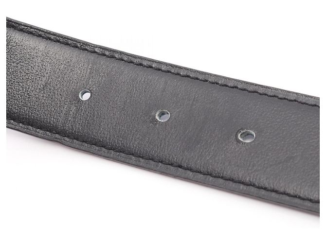 Hermès Hermes Constance Reversible H-Belt Black Navy blue - view 8