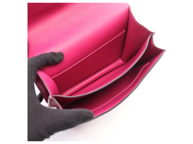 Hermès Hermes Constance 3 Mini Shoulder Bag Rosa Púrpura - vista 3