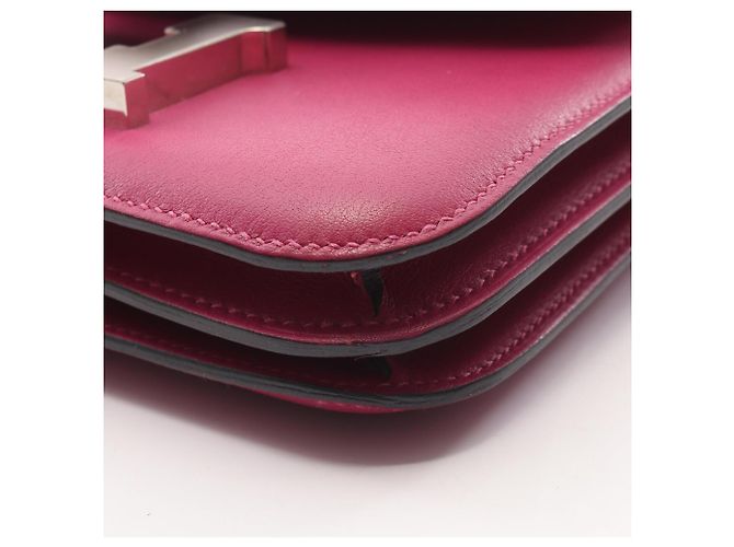 Hermès Hermes Constance 3 Mini Shoulder Bag Rosa Púrpura - vista 9