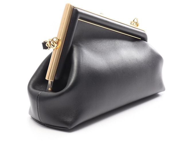 Borsa a spalla First Small Fendi Nero - vista 2