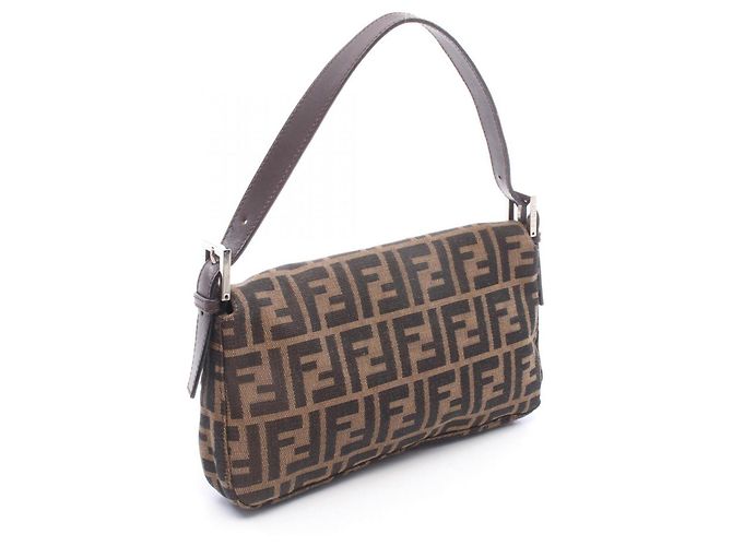Borsa a secchiello Fendi Mamma Marrone Nero - vista 2