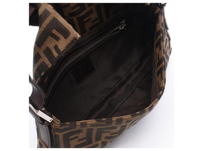 Borsa a secchiello Fendi Mamma Marrone Nero - vista 3