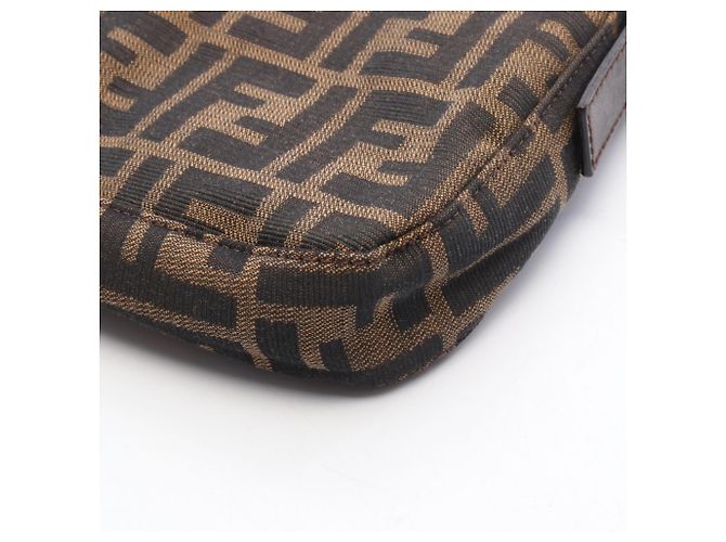 Borsa a secchiello Fendi Mamma Marrone Nero - vista 6