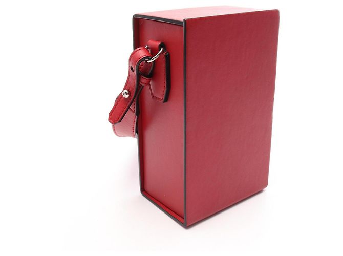 Borsa a spalla Fendi Box Rosso - vista 2