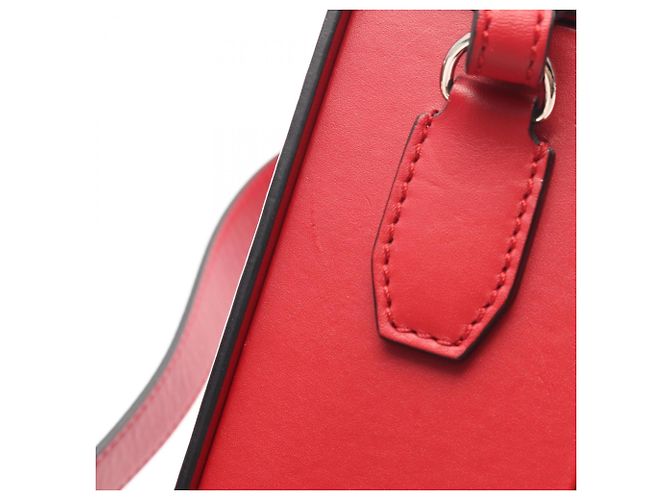 Borsa a spalla Fendi Box Rosso - vista 5