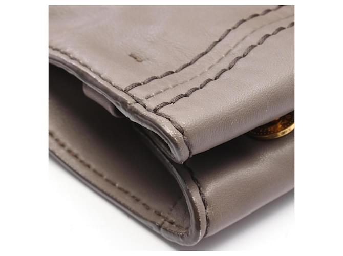 Prada Leder-Tote-Bag Beige - Ansicht 8