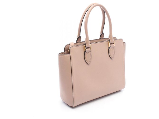 Borsa 2-way in pelle rosa Prada - vista 2