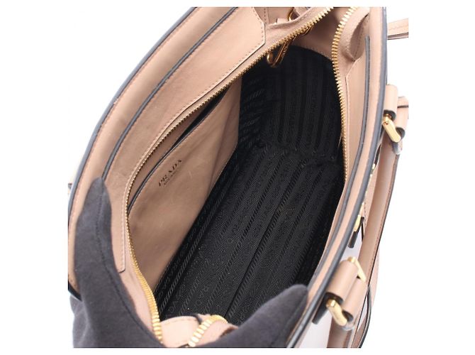 Borsa 2-way in pelle rosa Prada - vista 3