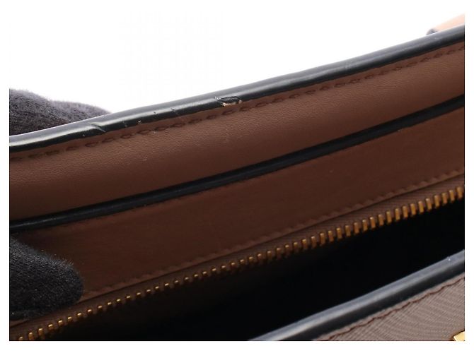 Borsa 2-way in pelle rosa Prada - vista 5