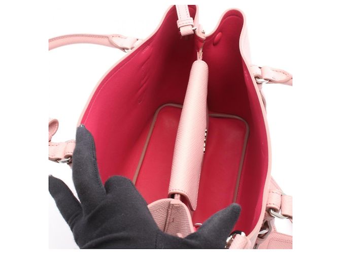 Borsa a mano 2-Way Prada SAFFIANO CUIR Rosa - vista 3