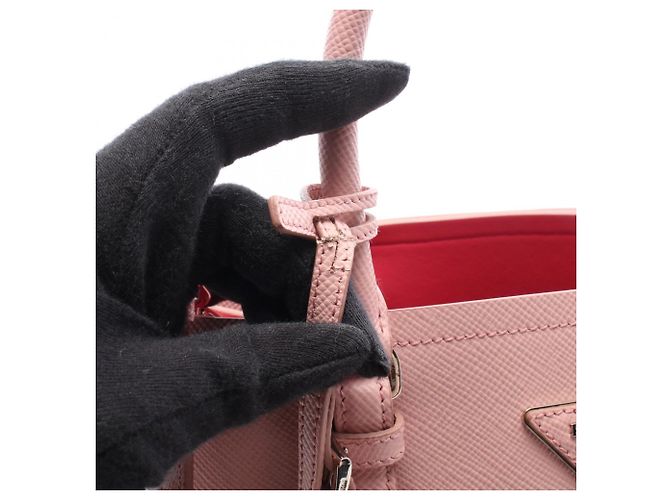 Borsa a mano 2-Way Prada SAFFIANO CUIR Rosa - vista 5