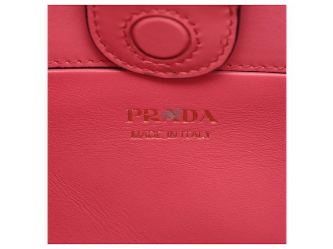 Borsa a tracolla Prada Cleo Rosa - vista 4