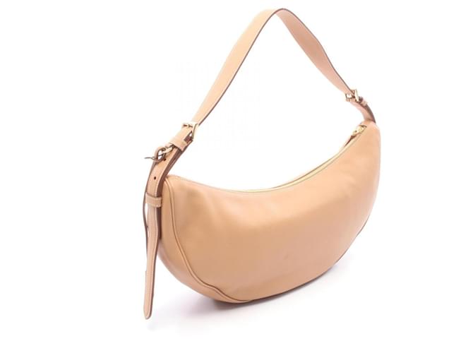 Prada Borsa a spalla Demi Lune Large Marrone - vista 2