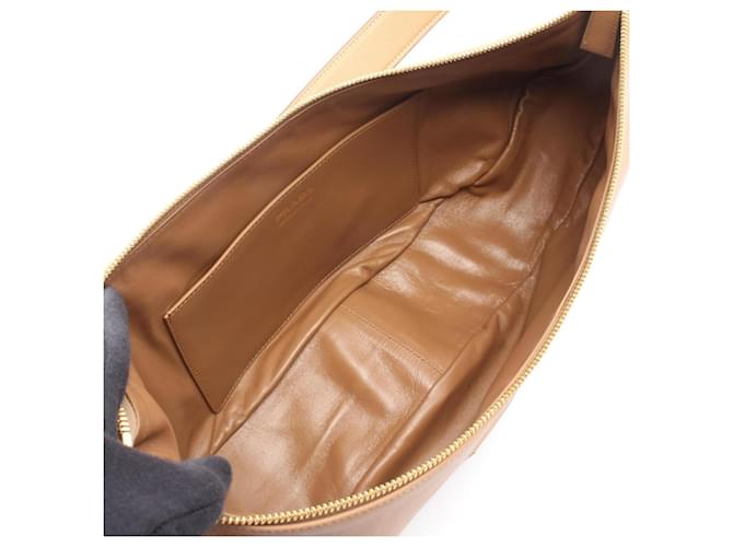 Prada Borsa a spalla Demi Lune Large Marrone - vista 3