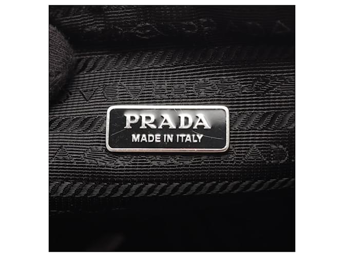 Prada Triangle Schultertasche Weiß - Ansicht 4