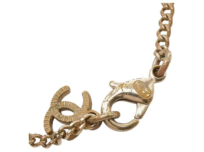 Chanel Coco Mark Kettenanhänger Halskette Pink - Ansicht 6