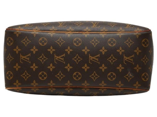 Borsa Louis Vuitton Monogram Deauville M47270 Marrone Monogramma - vista 3