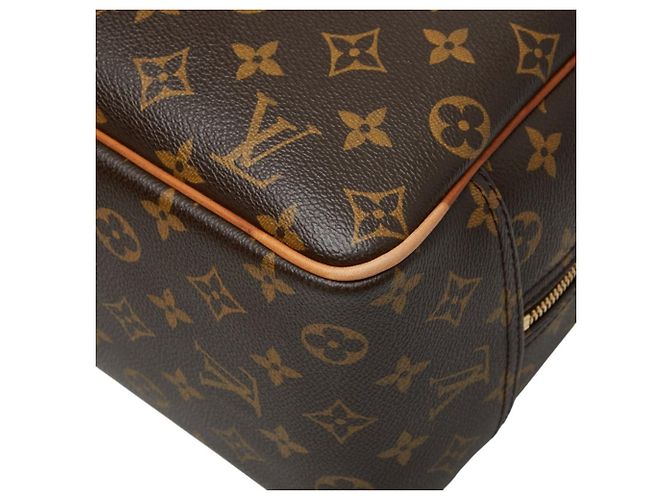 Borsa Louis Vuitton Monogram Deauville M47270 Marrone Monogramma - vista 6