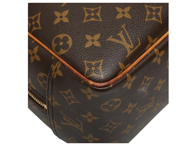 Borsa Louis Vuitton Monogram Deauville M47270 Marrone Monogramma - vista 7