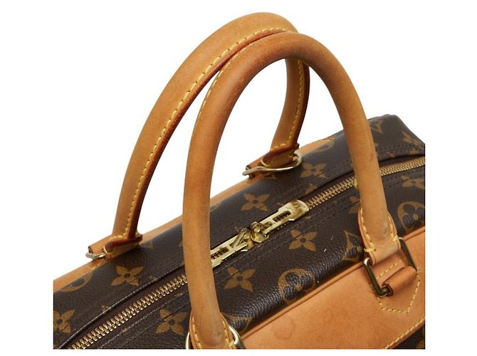 Borsa Louis Vuitton Monogram Deauville M47270 Marrone Monogramma - vista 8