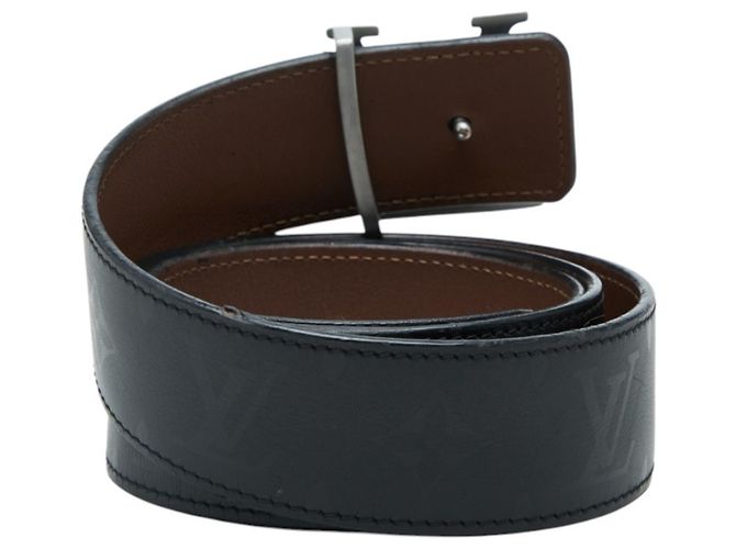 Louis Vuitton Cintura LV Initials Pyramid Belt Nero - vista 3