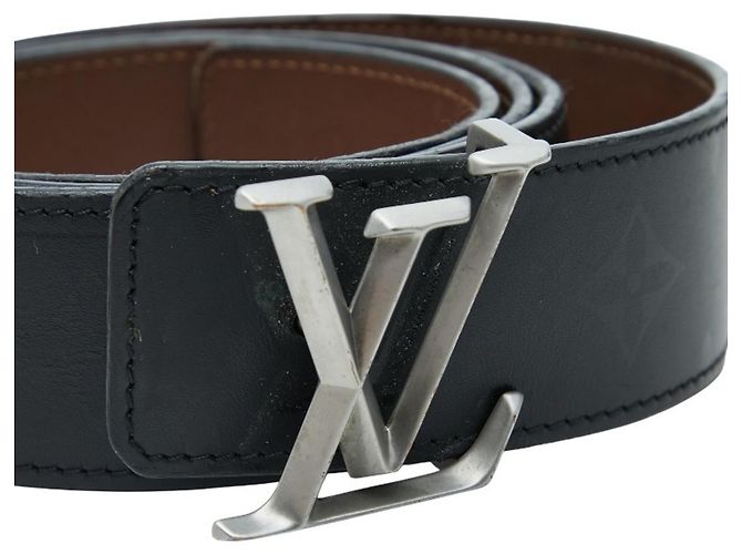 Louis Vuitton Cintura LV Initials Pyramid Belt Nero - vista 4