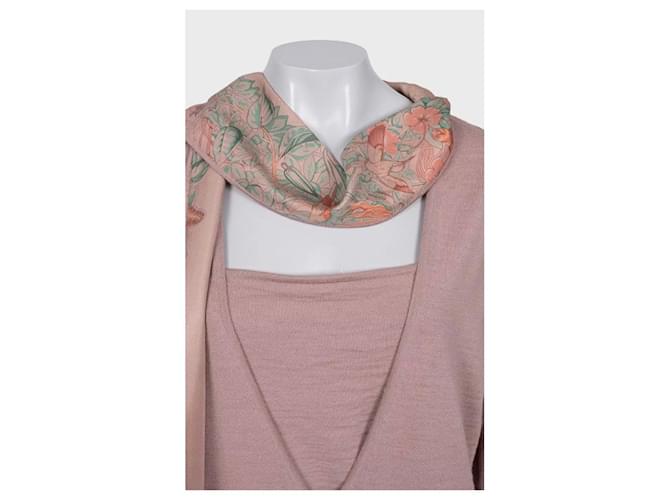 Hermès Vintage Seidenpullover Rosa - Größe FR 44 Gebraucht - Ansicht 8