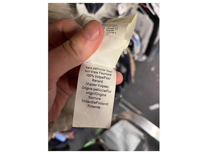 Autre Marque Montecore Lange Weste Weiß IT 44 Gebraucht - Ansicht 6