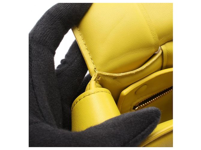 Bottega Veneta Borsa a tracolla Small Padded Cassette Giallo - vista 6
