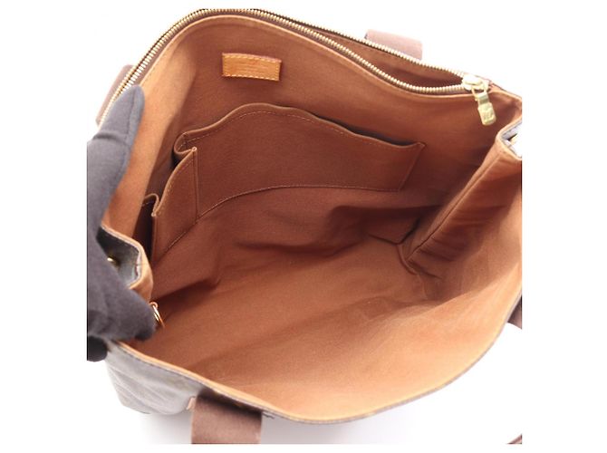 Borsa Cabas Beaubourg Monogram Louis Vuitton Marrone Monogramma - vista 3
