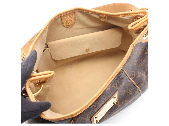 Borsa a tracolla Louis Vuitton Galliera PM Monogram Marrone Monogramma - vista 3